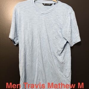 Travis Mathew Sky Blue Short Sleeve Tee